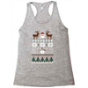 ugly christmas sweater Racerback Tank