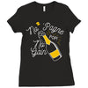 no 'pagne no gain Ladies Fitted T-Shirt