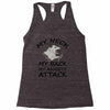 anxiety attack Racerback Tank