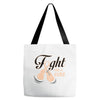 Fight For a Cure Uterine Cancer Awareness Tote Bags