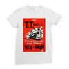 vintage tt race poster, ideal gift or birthday present Ladies Fitted T-Shirt