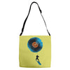 record breaker Adjustable Strap Totes