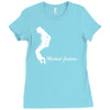 michael jackson jacko king of pop musica 2 Ladies Fitted T-Shirt