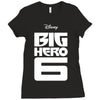 big hero logo Ladies Fitted T-Shirt