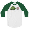 normal ass turtle 3/4 Sleeve Shirt