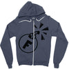 f bomb Zipper Hoodie