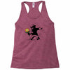 banksy flower Racerback Tank