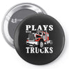 plays with trucks family matching Pin-back button