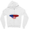 america flag Zipper Hoodie