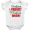 christmas cheer i thought you said christmas beer Baby Bodysuit