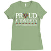 proud autism daddy Ladies Fitted T-Shirt