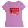 funny  7 words for marriage, ideal gift, birthday present Women's Triblend Scoop T-shirt