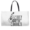 Family Trip To Moon Weekender Totes