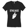 engage Women's V-Neck T-Shirt