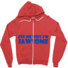 ask me why i'm jawsome Zipper Hoodie