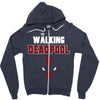 the walking deapool Zipper Hoodie