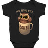 owl coffee Baby Bodysuit