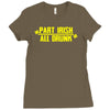 part irish all drunk Ladies Fitted T-Shirt