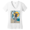 ride and surf Women's V-Neck T-Shirt