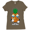 pineapple summer Ladies Fitted T-Shirt