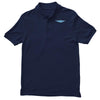jensen retro classic car company logo driving interceptor motors badge Men's Polo Shirt