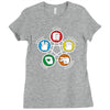 big bang theory sheldon rock Ladies Fitted T-Shirt