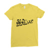 bed breakfast Ladies Fitted T-Shirt
