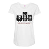 never forget casette diskette Maternity Scoop Neck T-shirt