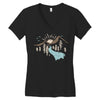 shine Women's V-Neck T-Shirt