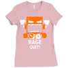 rage quit Ladies Fitted T-Shirt