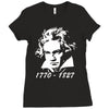 beethoven tribute Ladies Fitted T-Shirt
