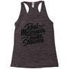 real mermaids smoke seaweed Racerback Tank