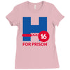 hillary for prison Ladies Fitted T-Shirt