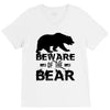 Beware Of The Bear V-Neck Tee