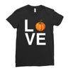love pumpkin Ladies Fitted T-Shirt
