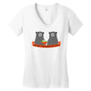 you don't win friends with salad Women's V-Neck T-Shirt