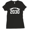 class of 2030 Ladies Fitted T-Shirt