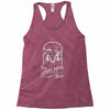 happy mask store Racerback Tank