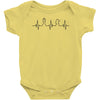chess heartbeat Baby Bodysuit