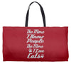 i love cats girls Weekender Totes