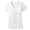 six on the brain Women's V-Neck T-Shirt