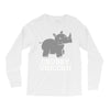 chubby unicorn rhino Long Sleeve Shirts