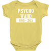 psycho ward  funny  fancy dress horror halloween mental health Baby Onesie