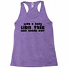 body like this (2) Racerback Tank