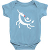 flying rudolph Baby Bodysuit