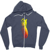 pink storm Zipper Hoodie