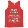 Truck Driver Dad Tank Top