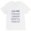 c and d V-Neck Tee