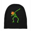 pumpkin skeleton dabbing Baby Beanies