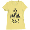 rebel   blackout Ladies Fitted T-Shirt